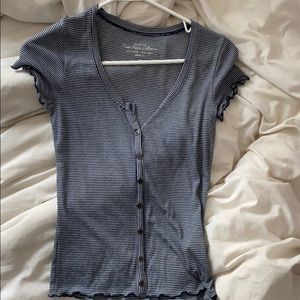 Hollister Button Tee
